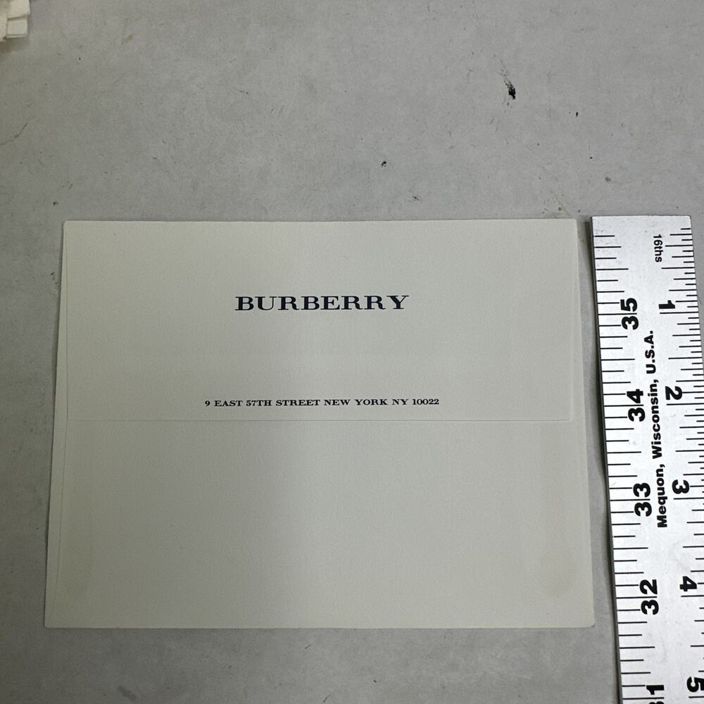 Burberry Envelopes 20 Pack – Branded Stationery – White – Unused